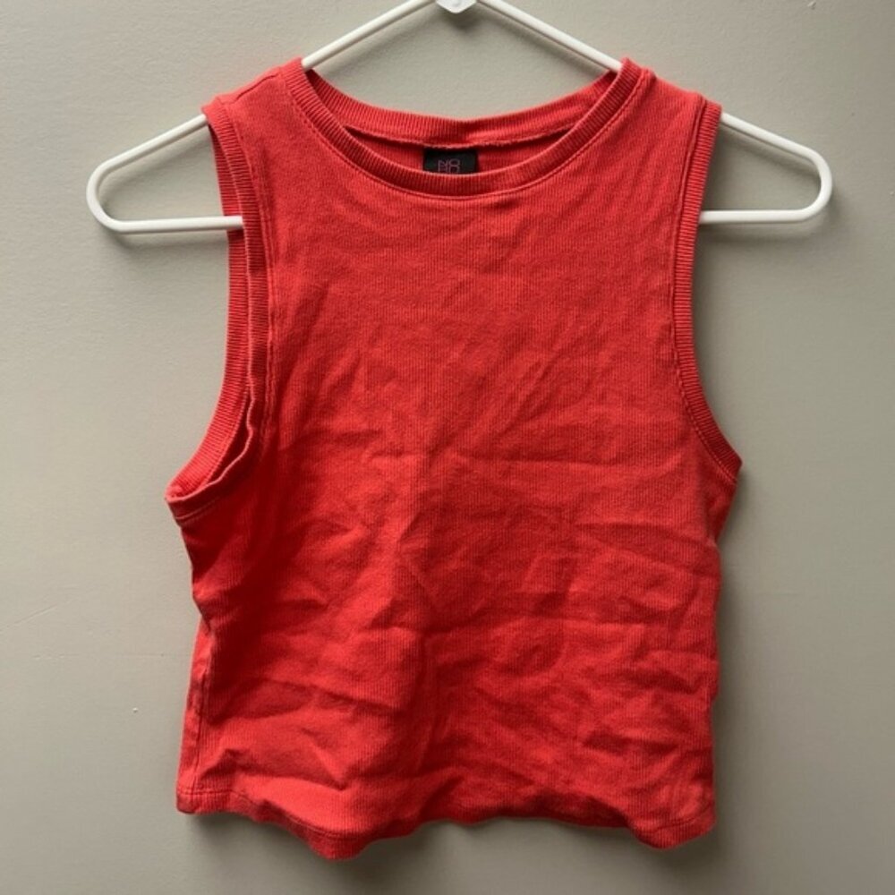 NOBO Pink Ribbed Tank Top